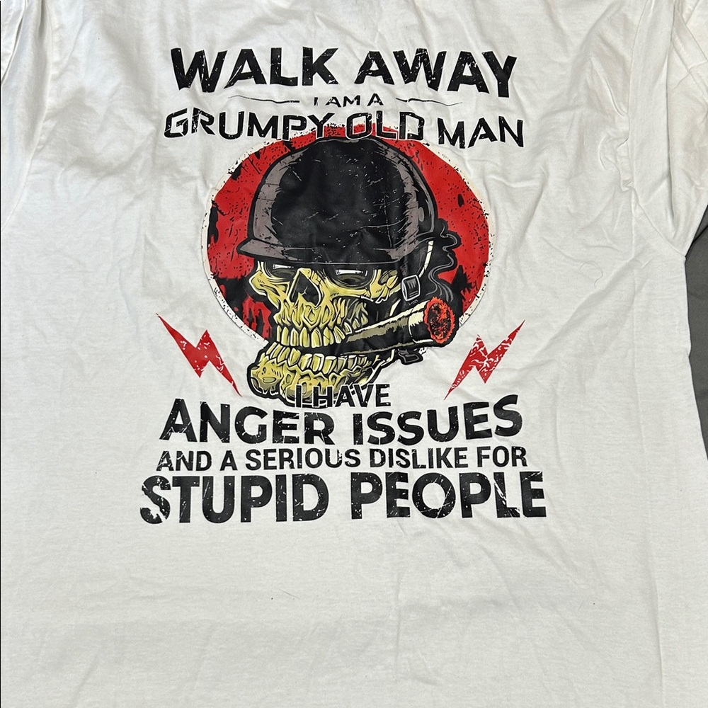 Walk Away….. Graphic on Back of shirt